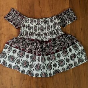 Pacsun x ME TO WE off the shoulder top